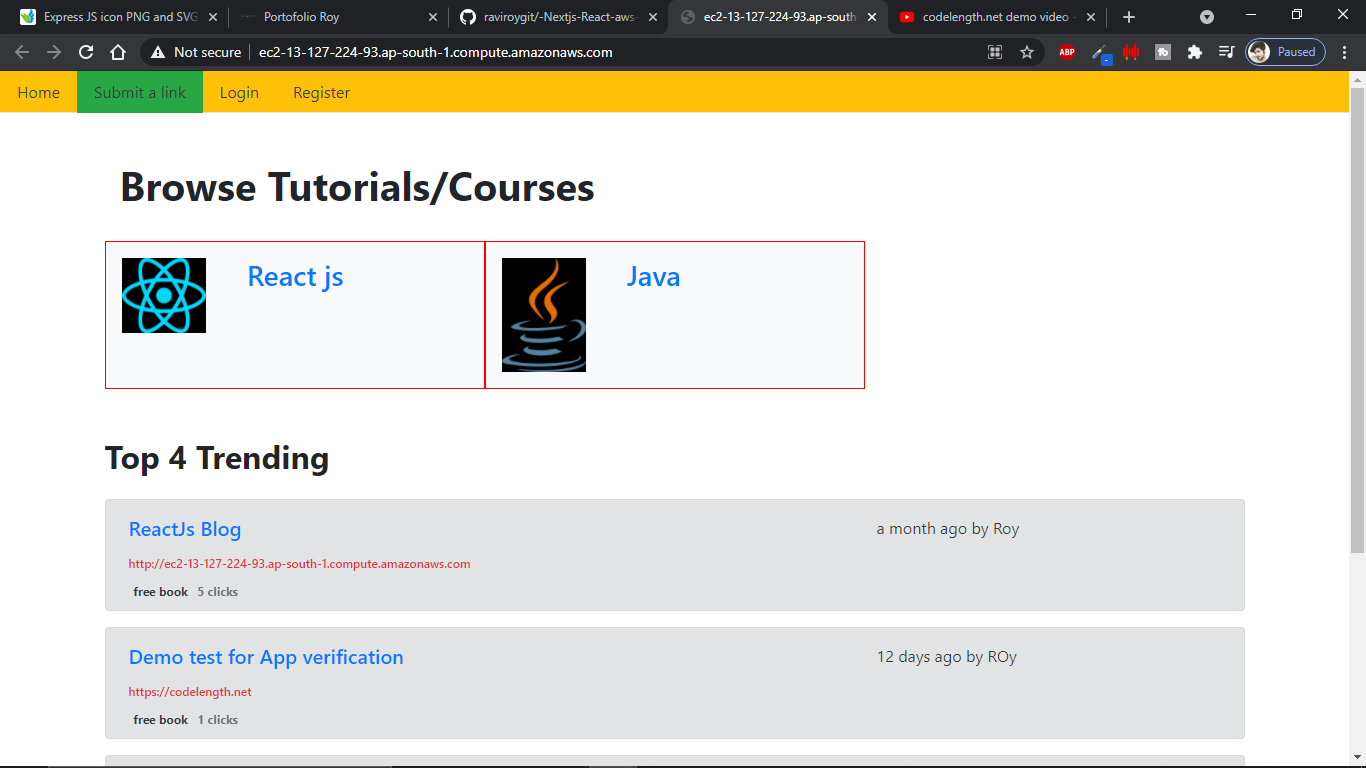 React-aws-authantication-system